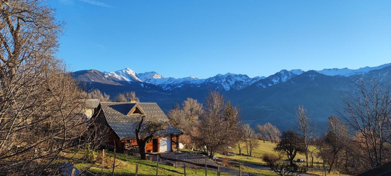 Puy-Sanieres Chalet Mounette Ski Sauna Lac Embrun מראה חיצוני תמונה